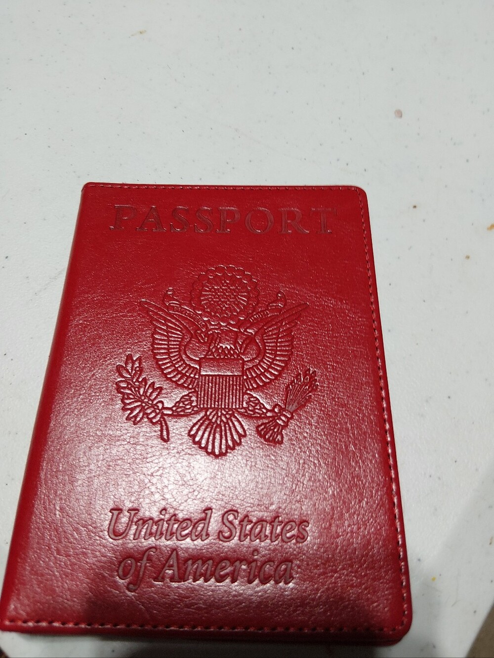 Red Passport Holder Cover - Unbranded